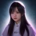 青少年教育顾问赵佳琪的专业照片，女性，亲和友善气质，白板演示背景